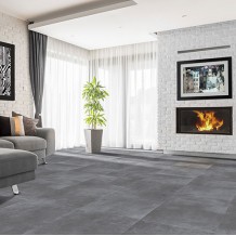 LOFT Grey Rettificato: Γκρι Σκούρο 61x61cm